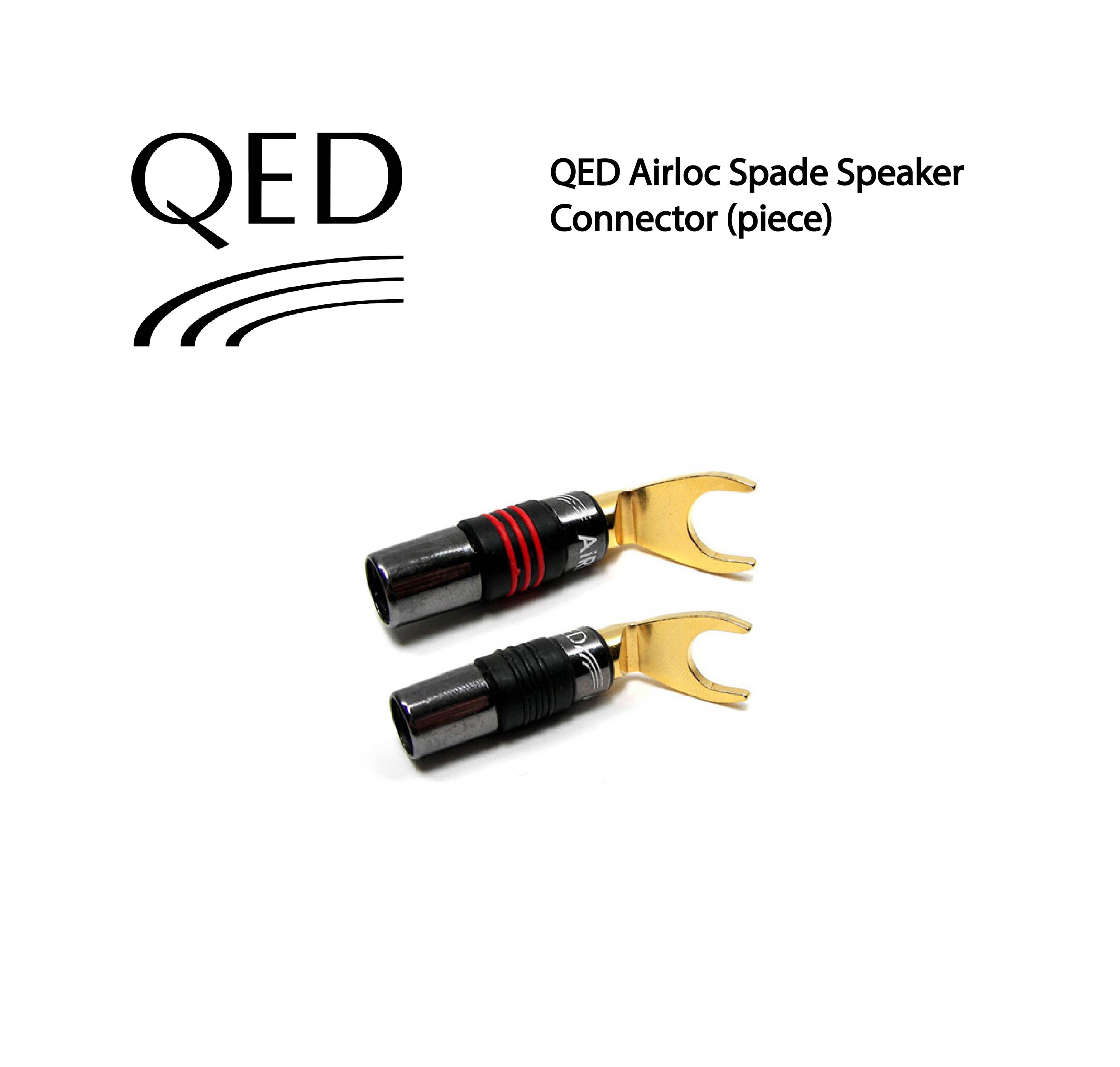 QED Airloc Spade Speaker Connector (piece) CMY