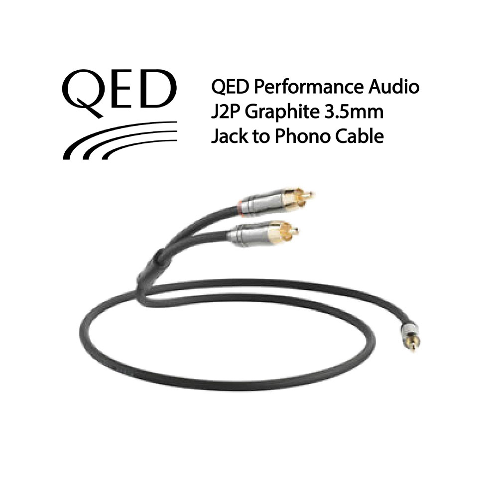 QED Connect 3.5mm - RCA Jack to Phono Cable