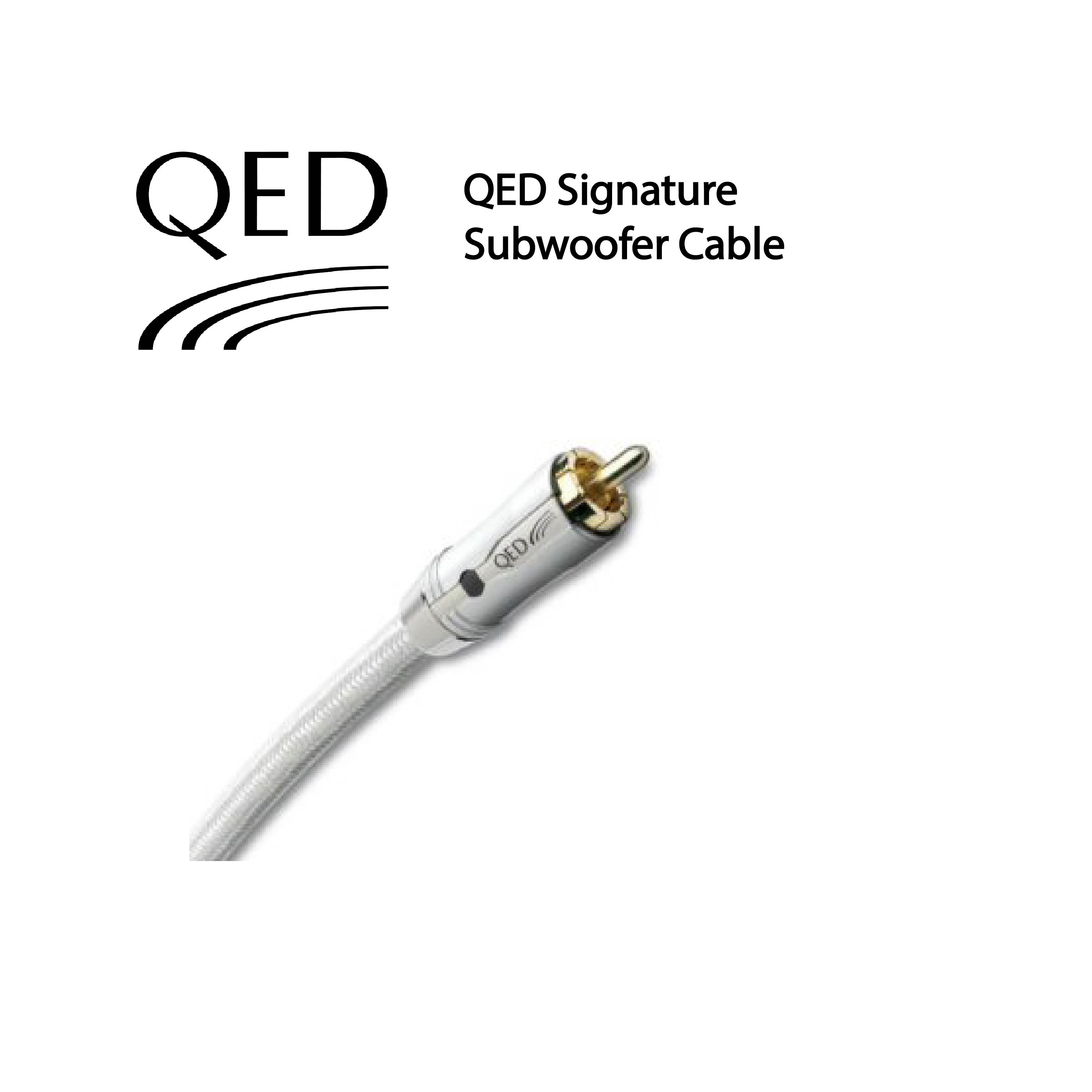 QED Signature Subwoofer Cable CMY