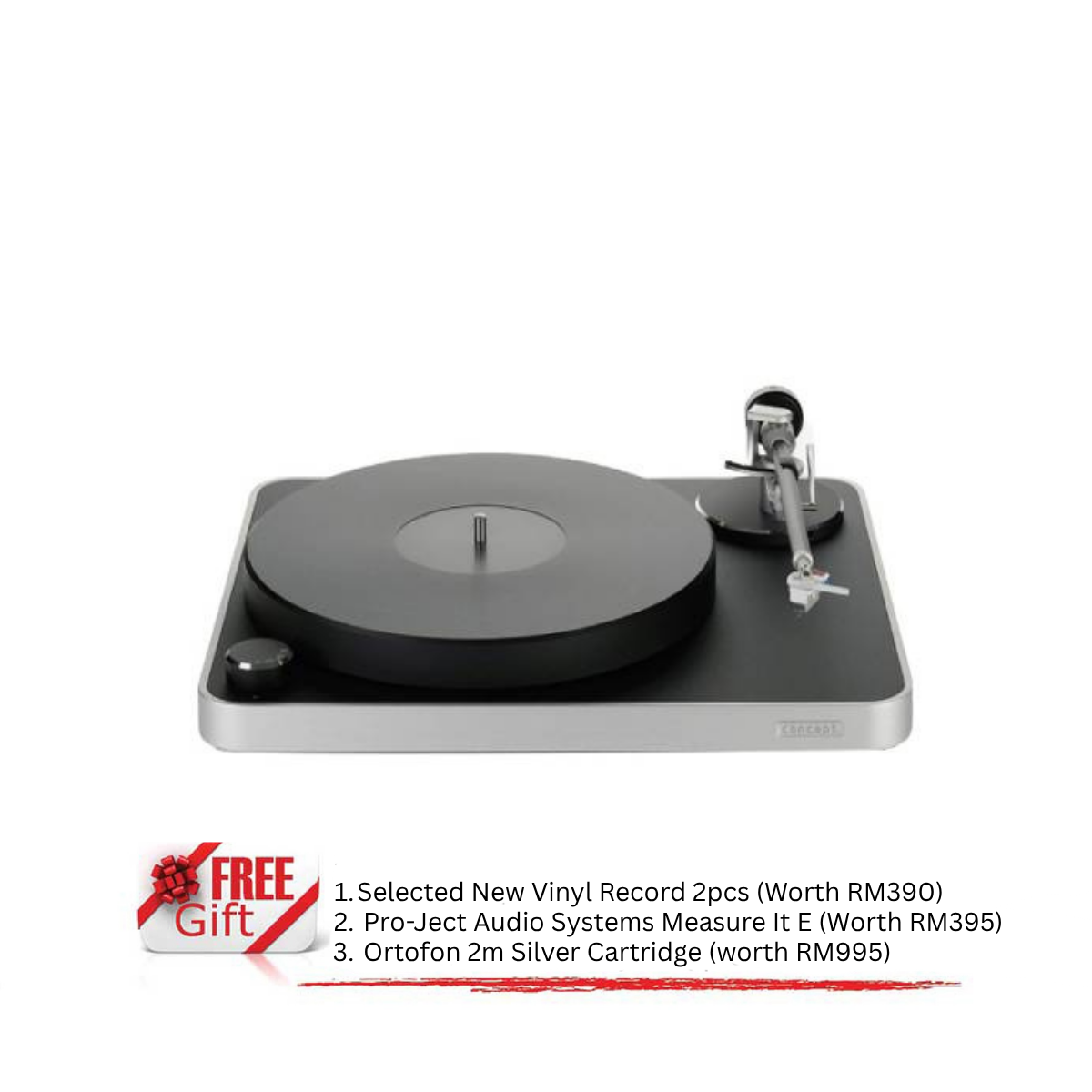 Clearaudio Concept Turntable with Concept Tonearm and Concept MM Cartridge