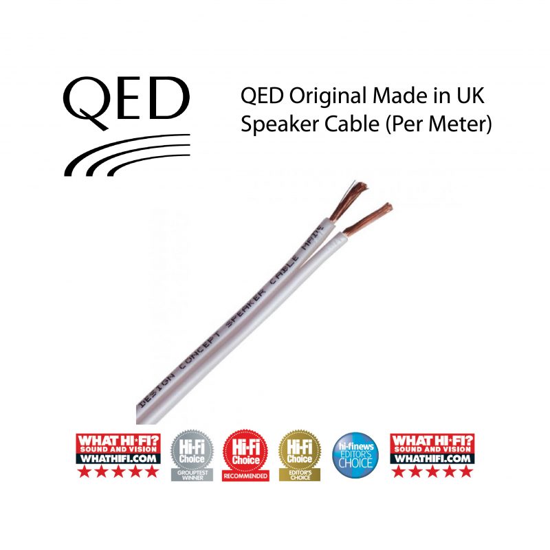 QED Original Speaker Cable Made in UK(Per Meter) – CMY
