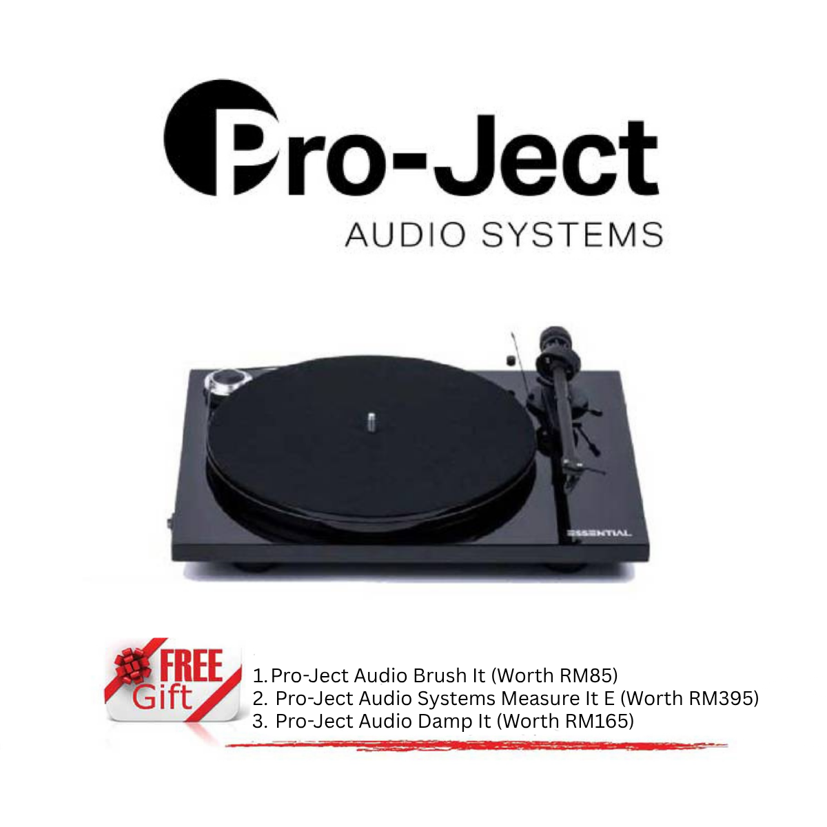 Pro-Ject Audio Systems Essential III Bluetooth with OM10 Cartridge