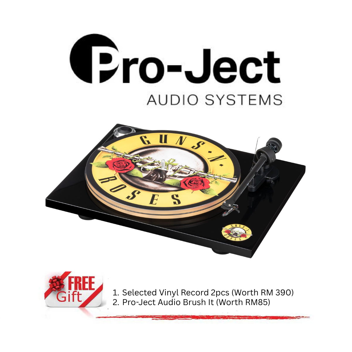 Pro-Ject Audio Systems Essential III S.E. Gun N’ Roses