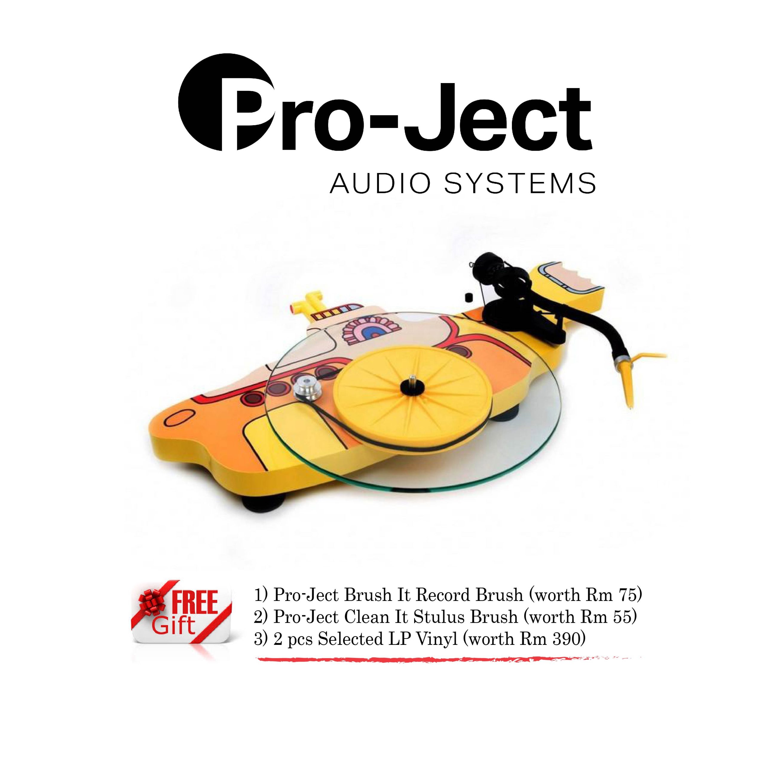 Pro-Ject Audio SystemsThe BeatlesYellow SubmarineTurntable(Made In