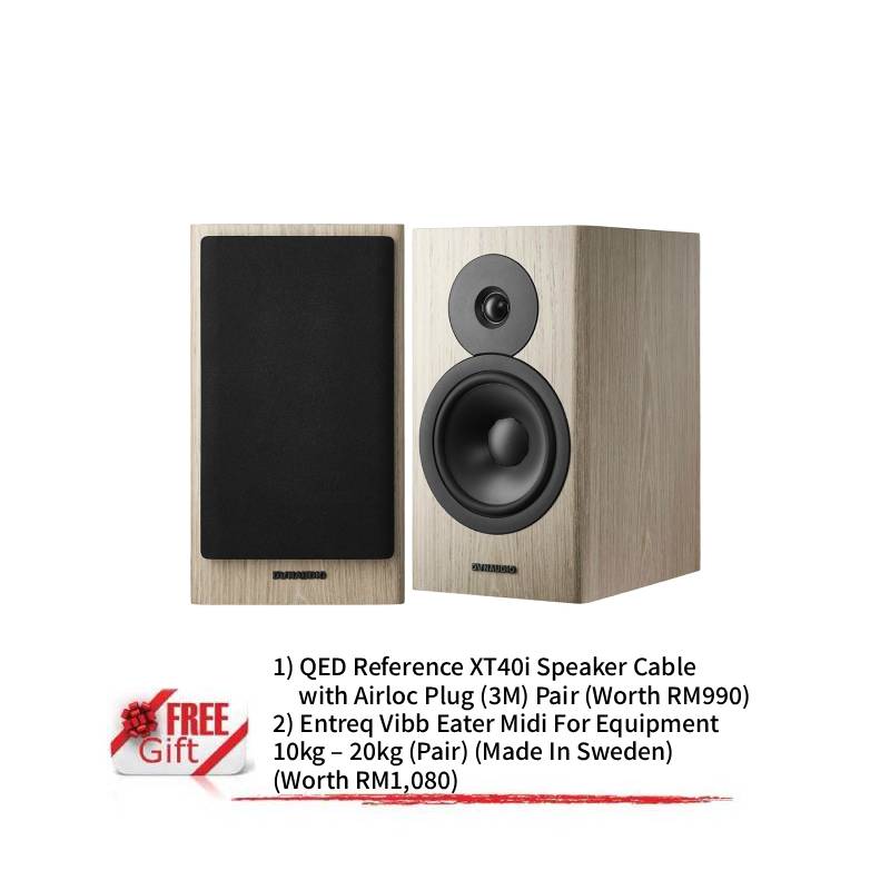 DynaudioEvoke 20Bookshelf Speaker(Blonde Wood)(Made in Denmark) – CMY