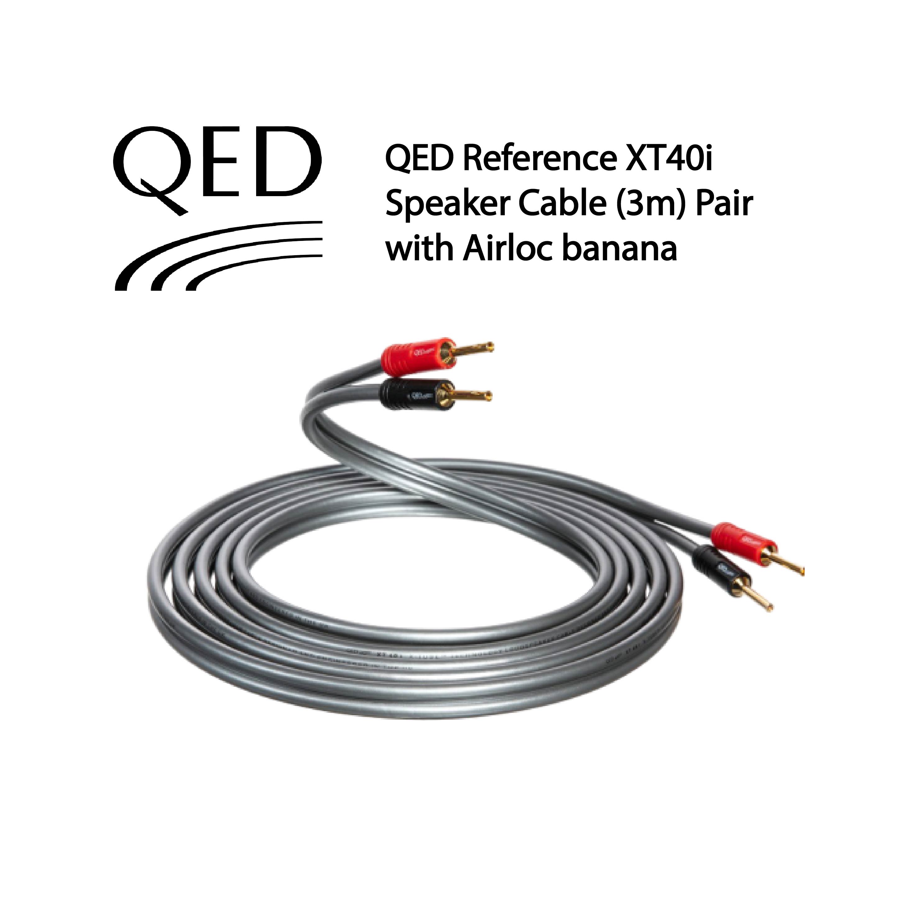 (9.8　XT40i　XT40i　当店限定販売】　Speaker　ケーブル/シールド　l　Reference　QED　ペア　QED　XT40i　3m　ft　(2M　REFERENCE　...　QED　Reference　Cables　3M,)