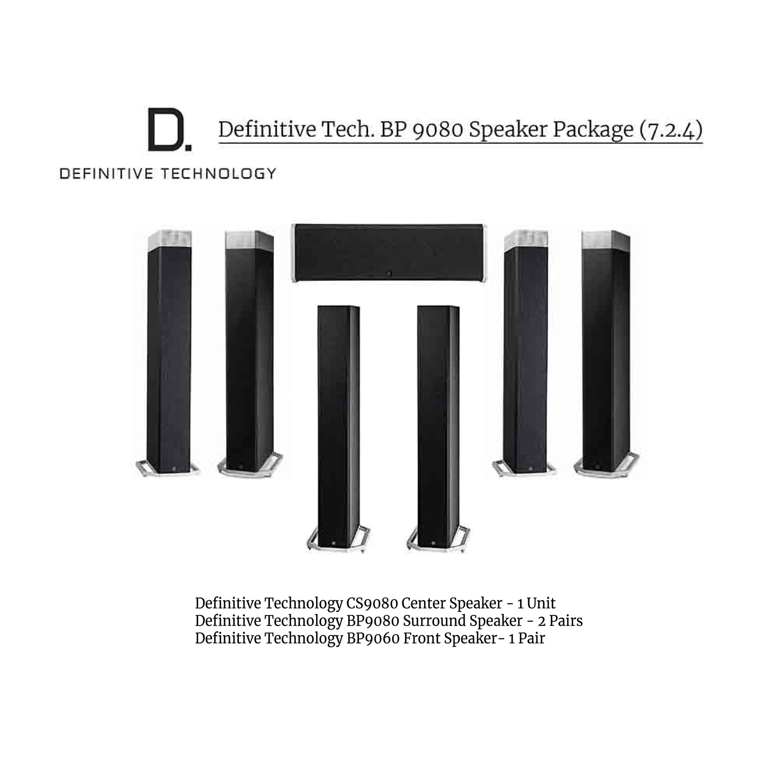 Definitive Technology7.2.4 ChannelDolby Atmos DTS XHome Theater