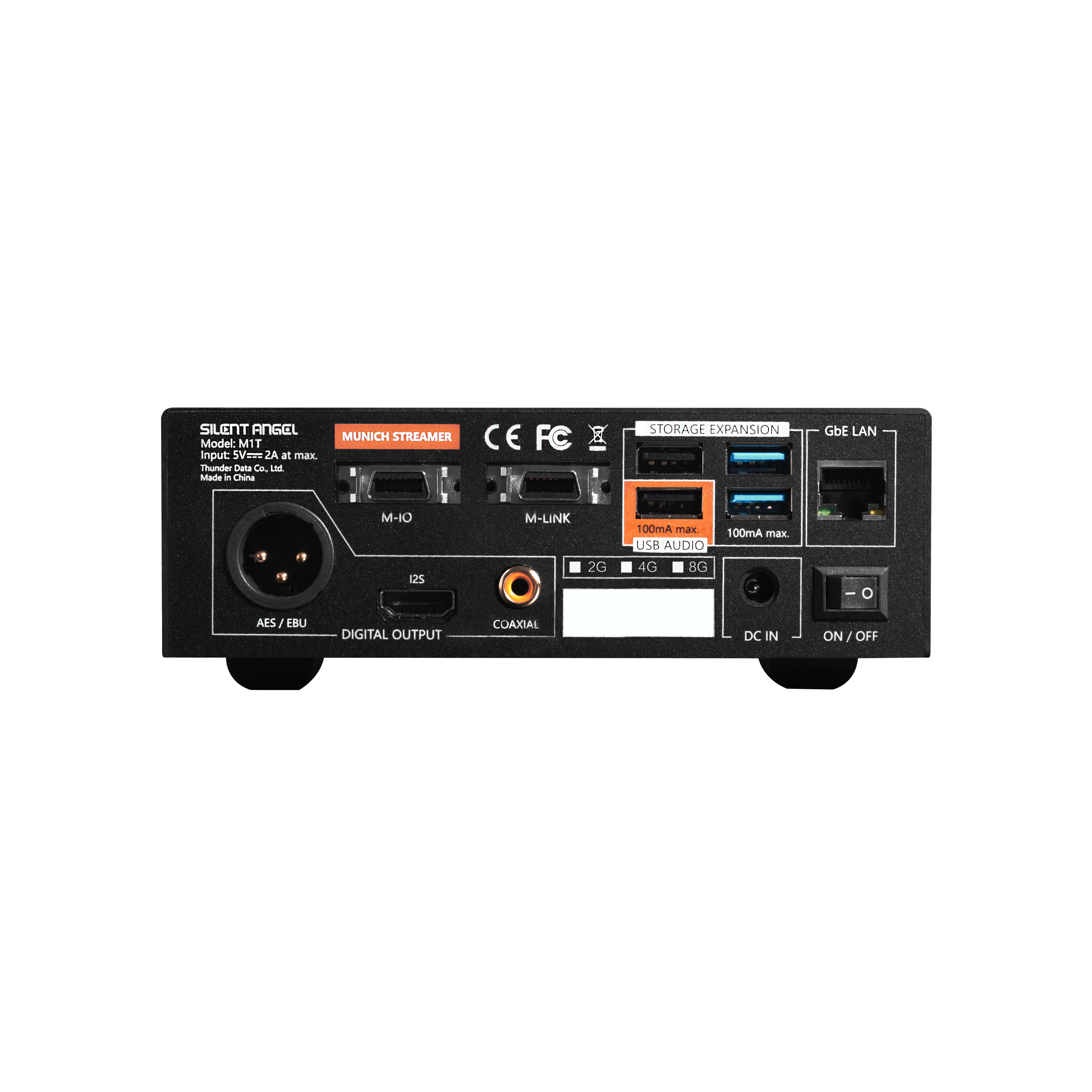 Silent Angel Munich M1T (8GB Ram) Roon Ready Music Streamer Transport – CMY