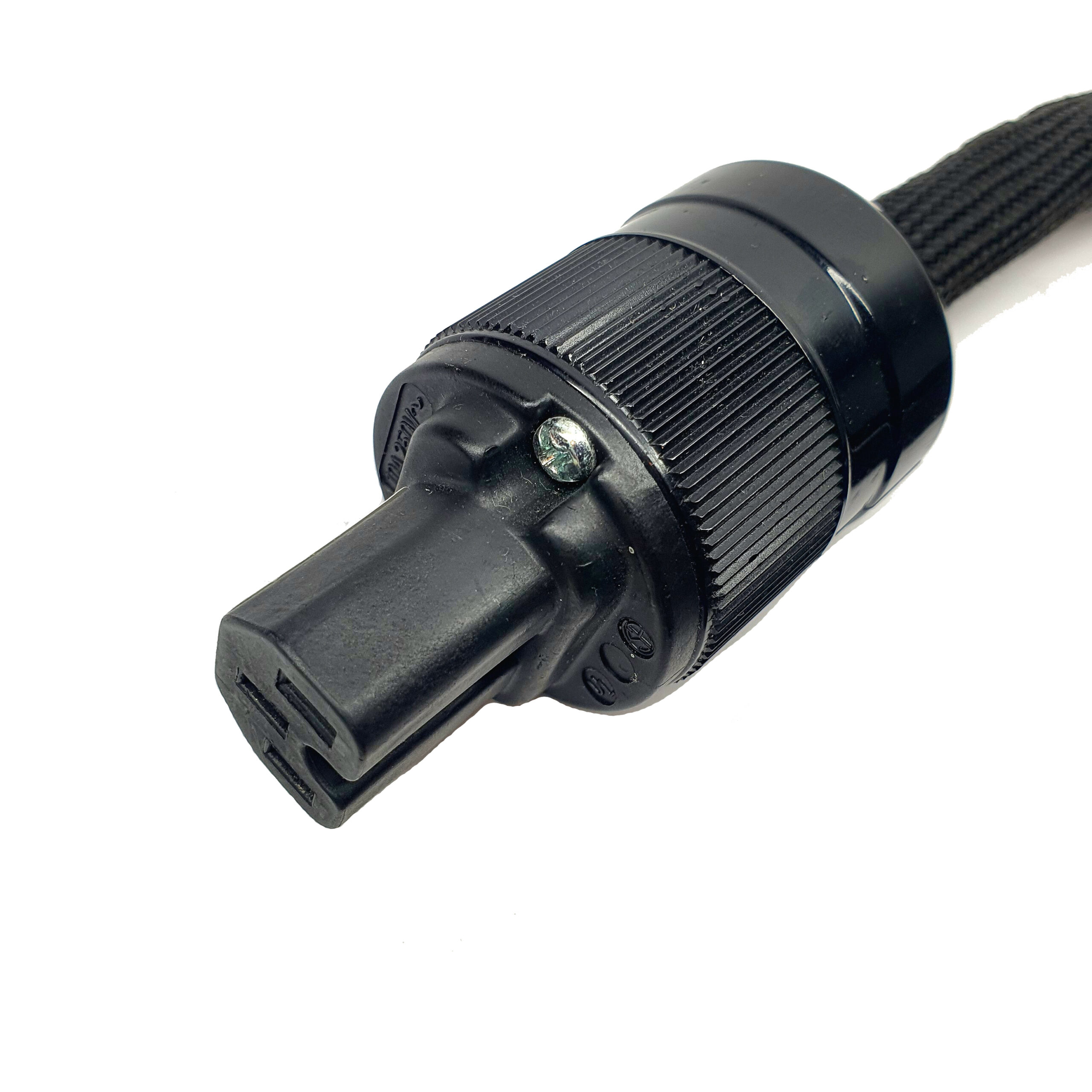 RGPC High Tension Wire US AC Plug [15Amp]Power Cord (Made In USA) CMY