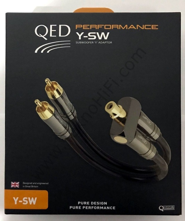 新座販売 Performance Y-SW adaptor QED キューイーディー デュアルプラグYアダプター AVケーブル 