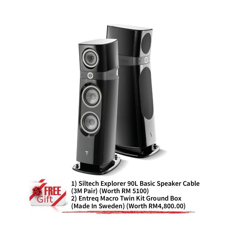 Focal Sopra N3 Floorstanding Speaker (Black High Gloss)