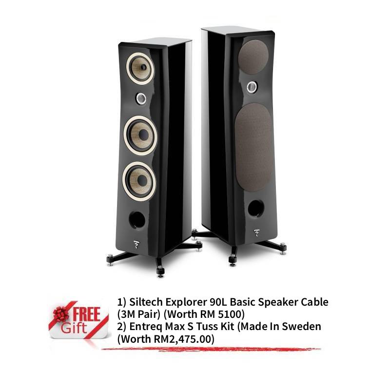 Focal Kanta N3 Floorstanding Speaker (Black _ Deep Black)