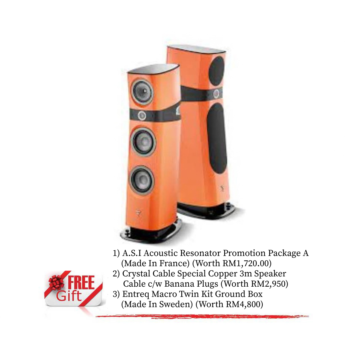 Focal Sopra N2 Floorstanding Speaker (orange)
