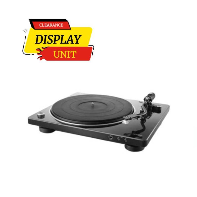 Denon DP-400 Fully Automatic Belt-Drive Turntable - Black (Plays 33, 45, 78 RPM)