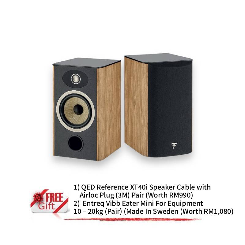 Focal Aria EVO X N°1 Bookshelf Speaker (Prime Walnut)