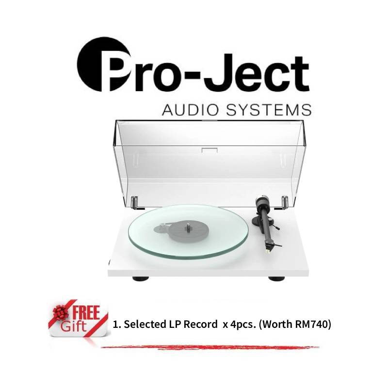 Pro-Ject Audio Systems T1 EVO PHONO Audiophile Turntable with OM10 Cartridge