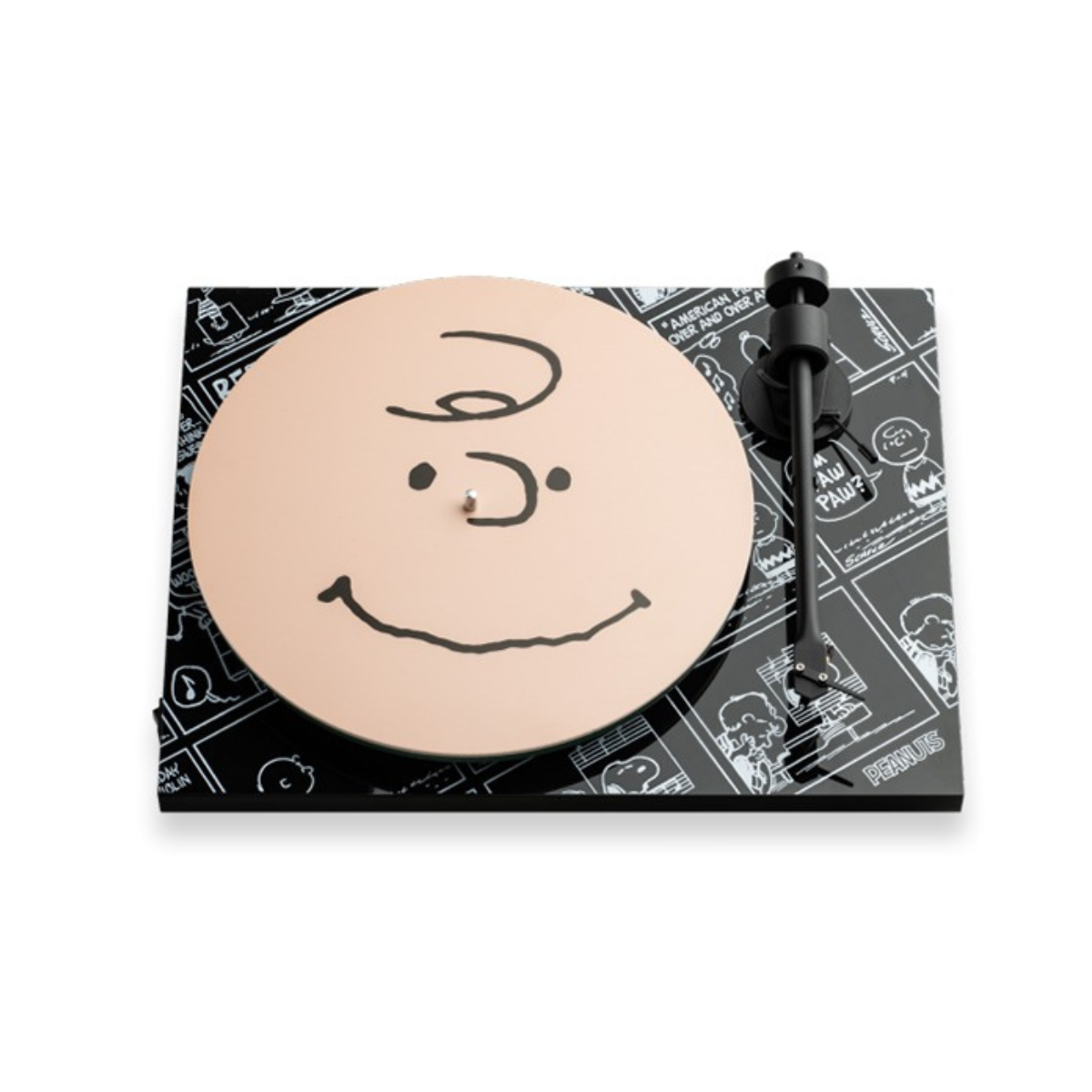 Pro-Ject Audio Systems Peanuts Turntable 75 years Peanuts Special With ortofon OM10 Cartridge (Made In Europe)