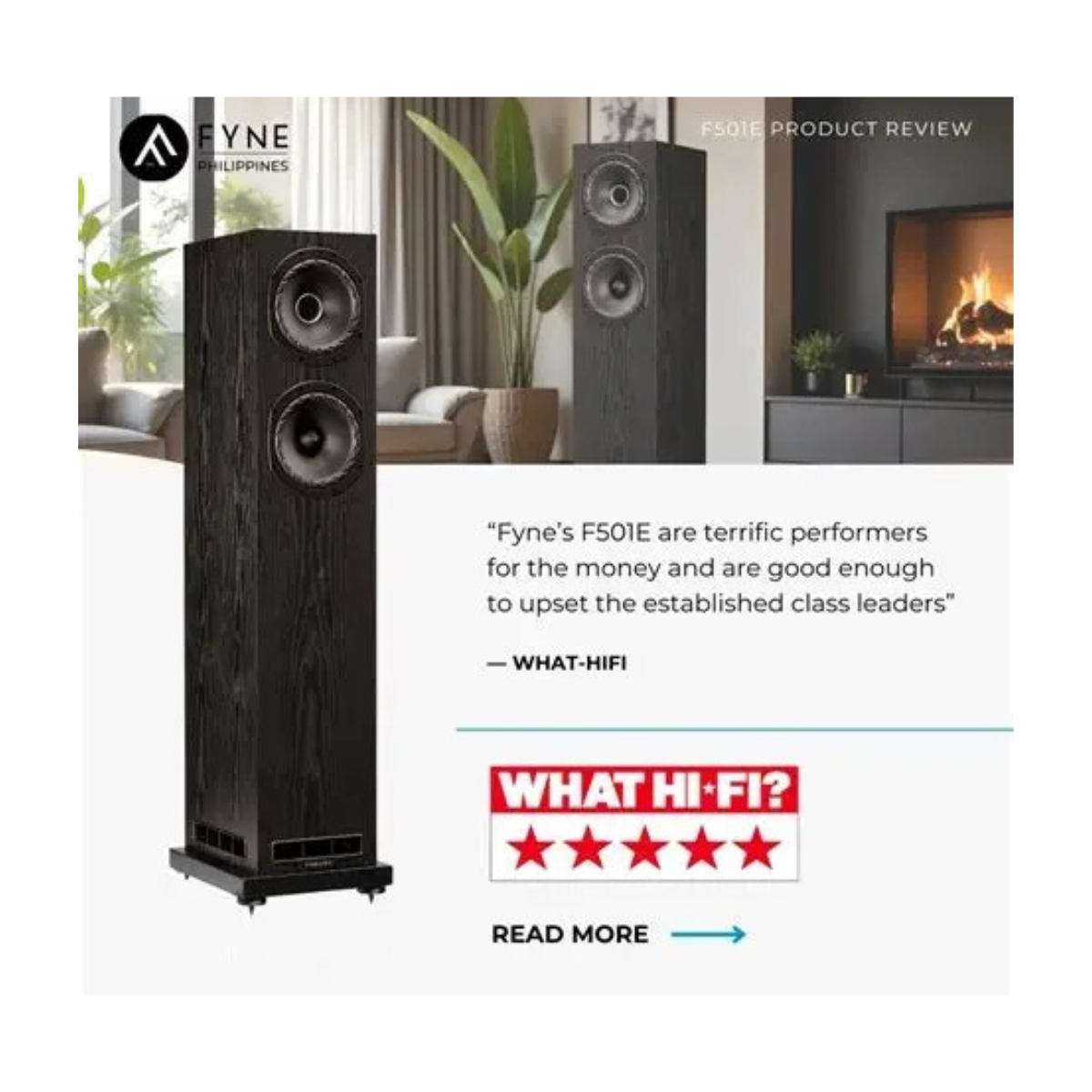 Fyne Audio F501E Floorstand Speaker