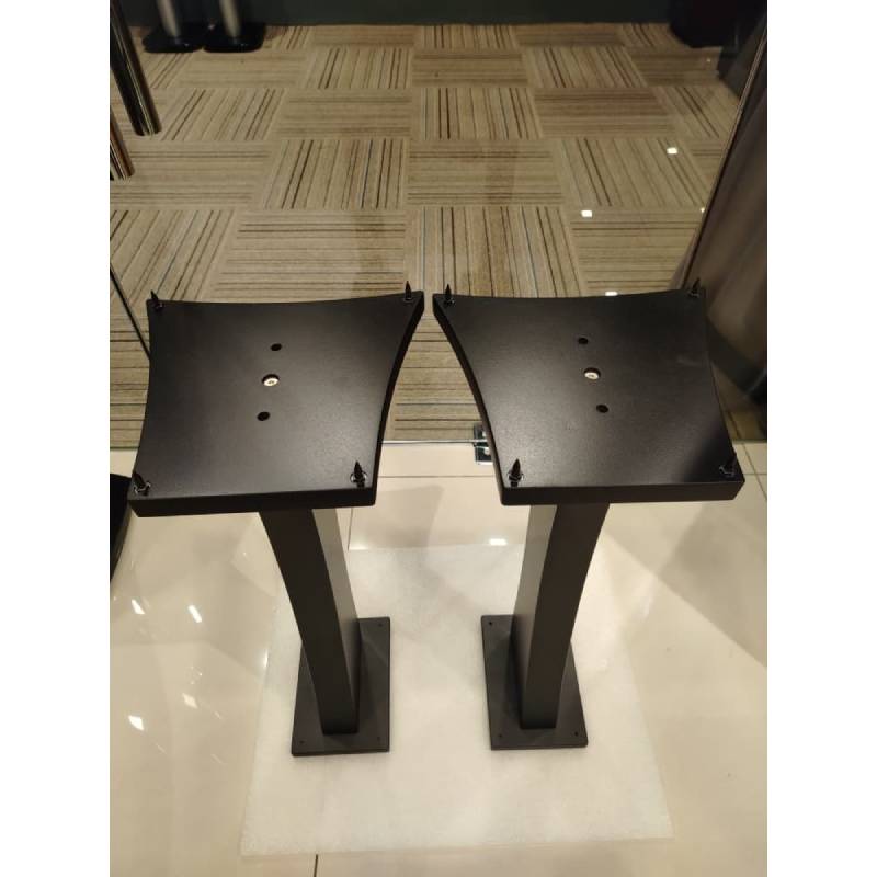 Quadraspire Q6014 Black Bamboo Speaker Stands (6)