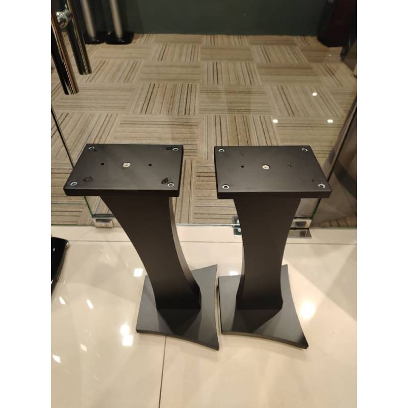 Quadraspire Q6014 Black Bamboo Speaker Stands (7)