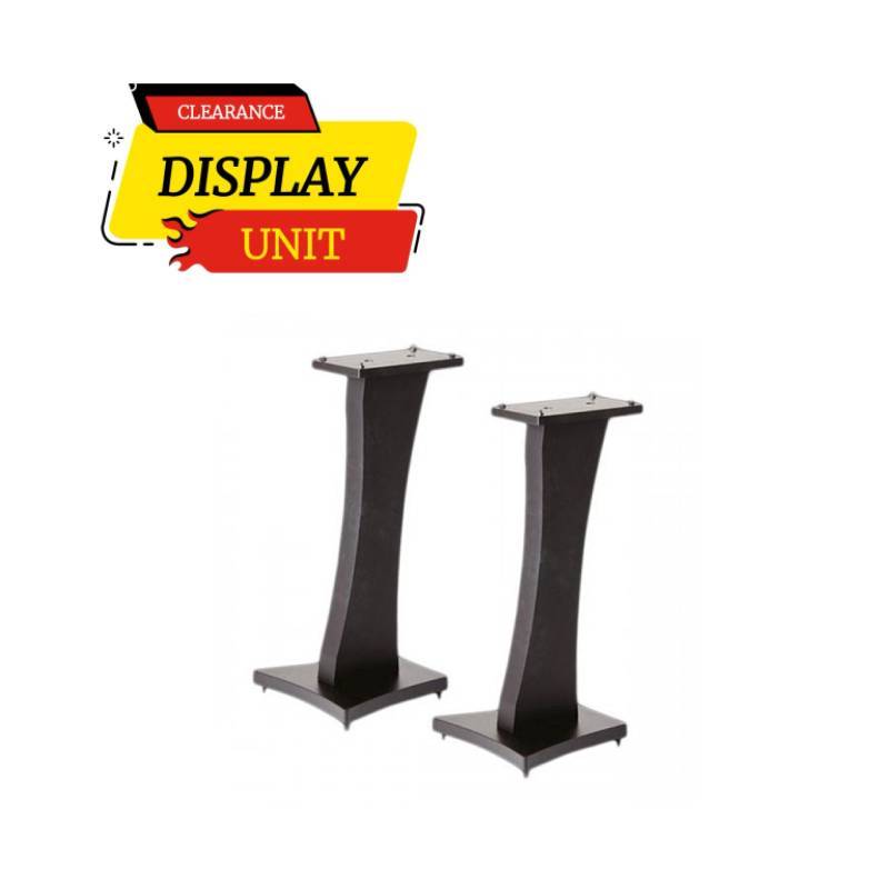 Quadraspire Q6014 Black Bamboo Speaker Stands