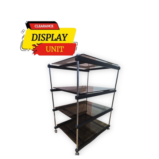 Nom Element Rack Element EvolutionEEG-4 4 Tiers Tempered Glass HiFi Rack – CMY