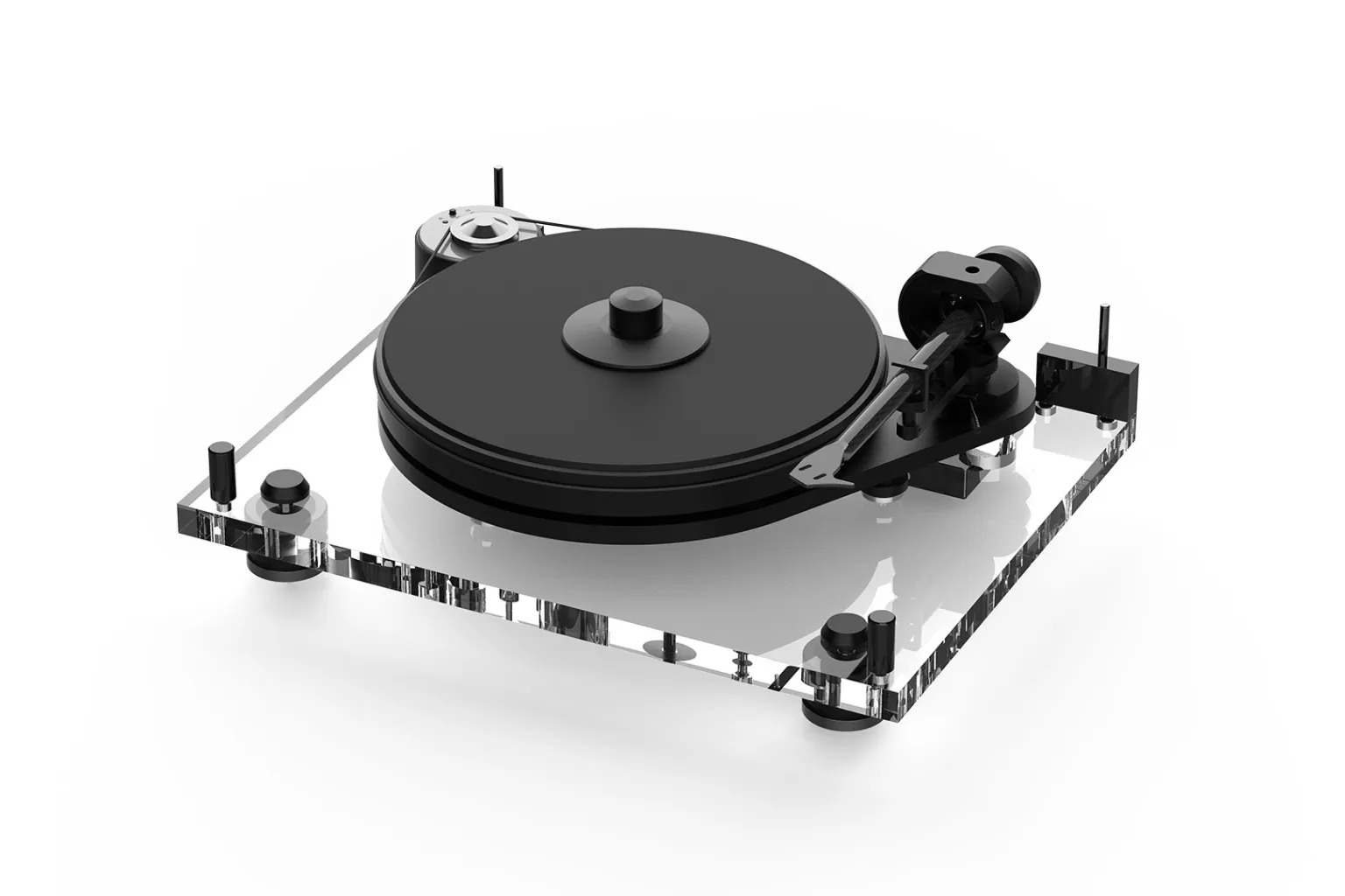 Pro-Ject Audio Systems 6perspeX Balanced Without Cartridge Turntable (Made In Europe)