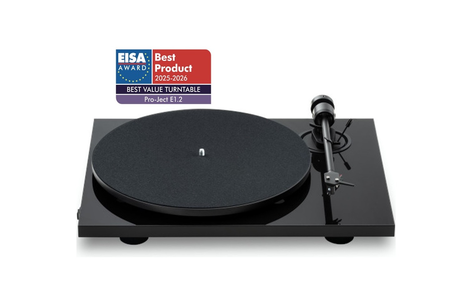 Pro-Ject Audio System E1.2 Turntable with MM E Cartridge (Made In Europe)