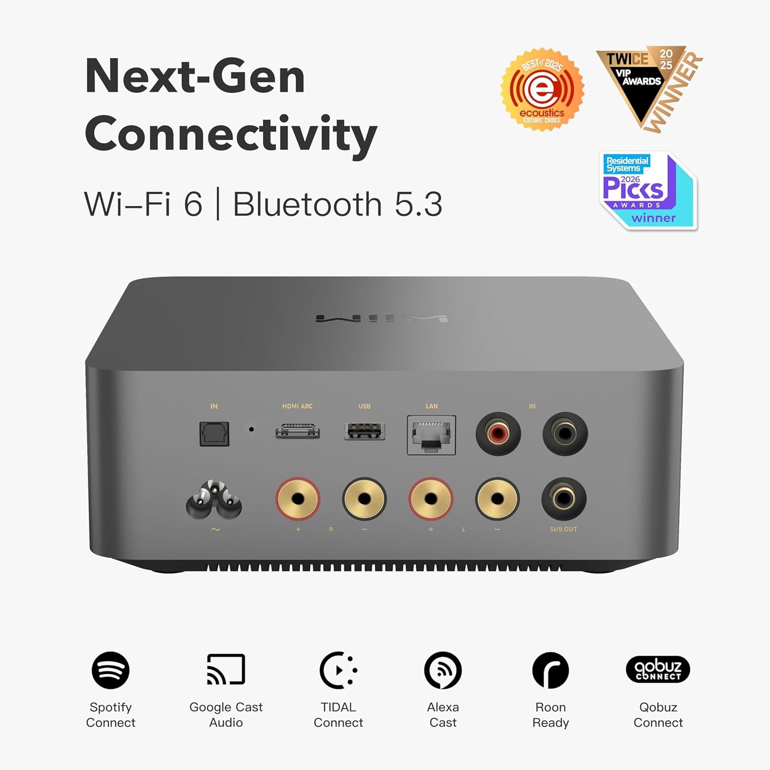 WiiM Amp Ultra Multiroom Streaming Amplifier