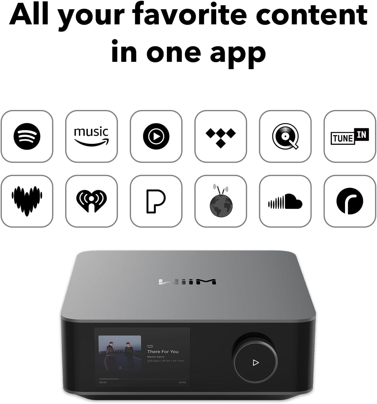 WiiM Amp Ultra Multiroom Streaming Amplifier
