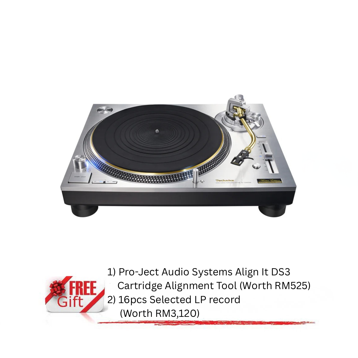 Technics SL-1200GME Master Edition Direct Drive Turntable without cartridge