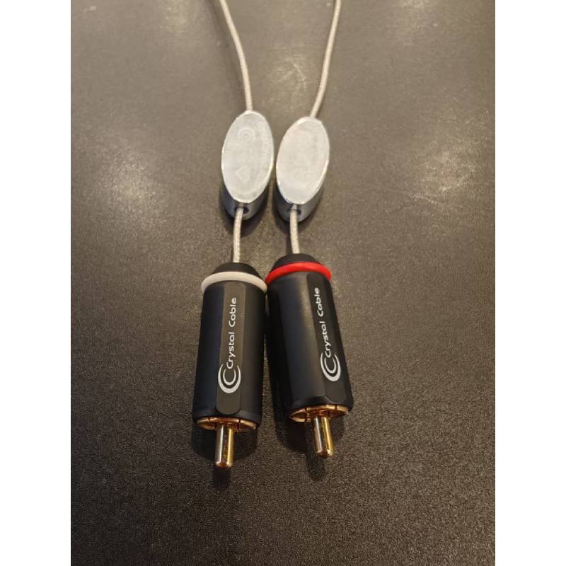 Crystal Cable Crystal Connect Piccolo RCA connectors Interconnect Cable (1)