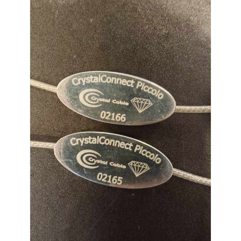 Crystal Cable Crystal Connect Piccolo RCA connectors Interconnect Cable (2)