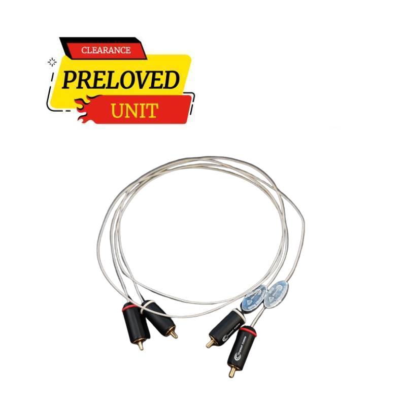 Crystal Cable Crystal Connect Piccolo RCA connectors Interconnect Cable (5)