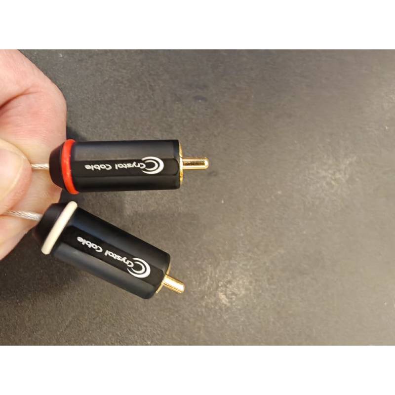 Crystal Cable Crystal Connect Piccolo RCA connectors Interconnect Cable