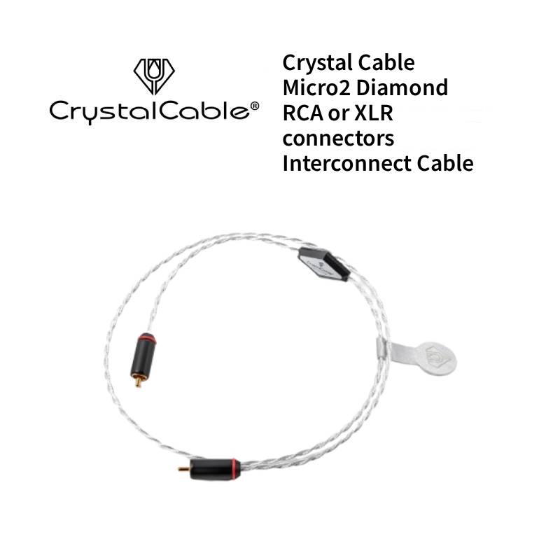 Crystal Cable Micro2 Diamond RCA or XLR connectors Interconnect Cable (9)