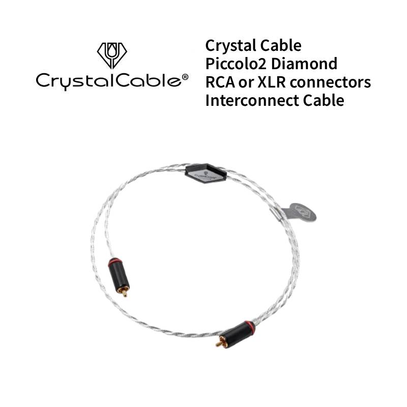 Crystal Cable Piccolo2 Diamond RCA or XLR connectors Interconnect Cable