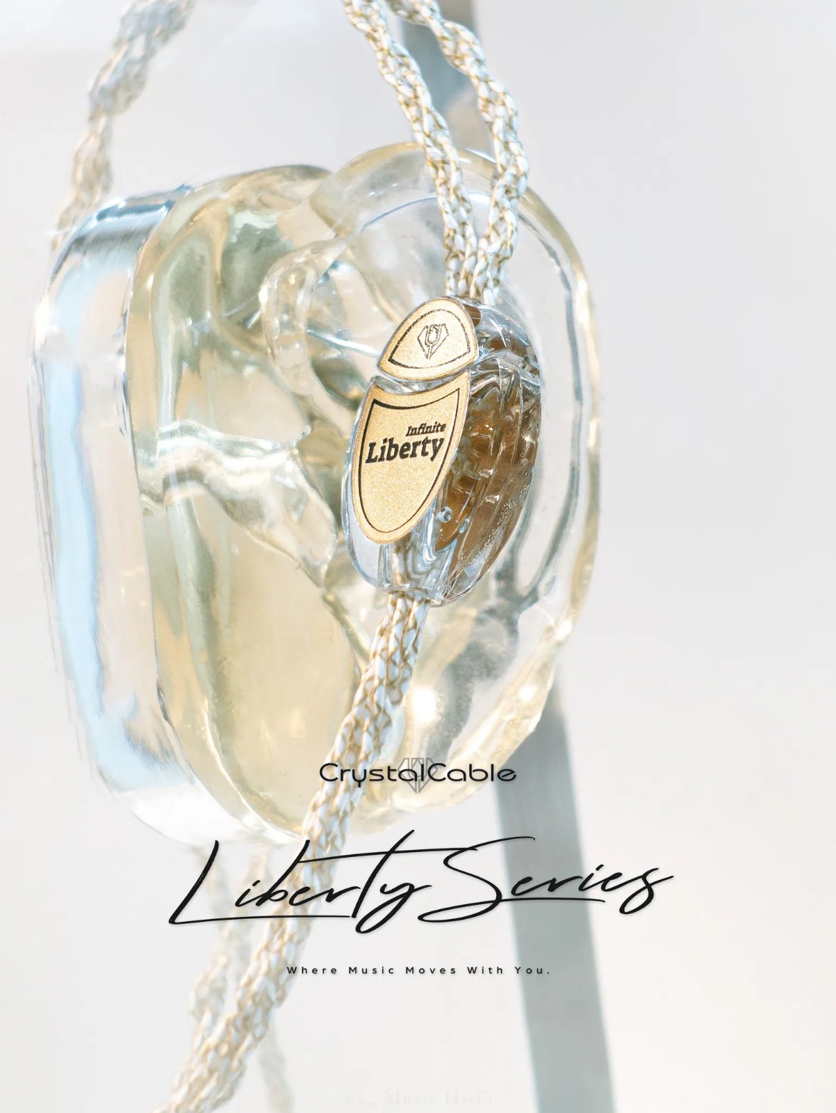 Crystal Cable Liberty IEM configuration (Made In Netherlands)