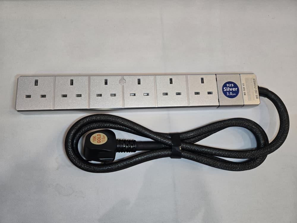 MS HD Power S20 v3 6 Way Filtered UK Mains Block