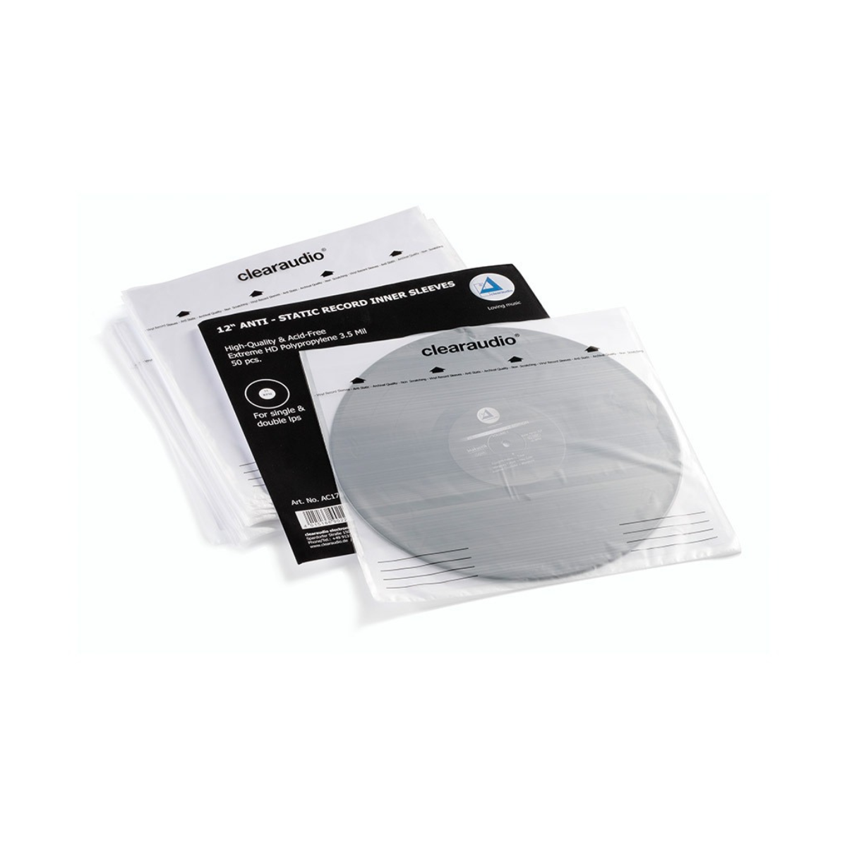 Clearaudio Inner Sleeves Record Sleeves (50pcs)