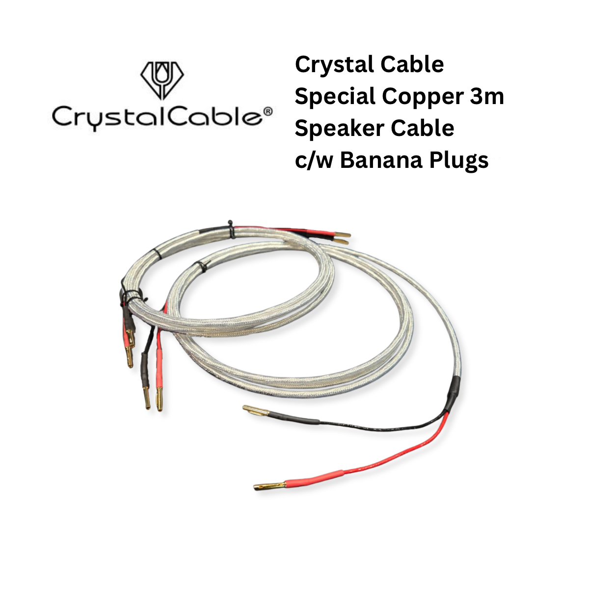 Crystal Cable Special Copper 3m Speaker Cable c/w Banana Plugs