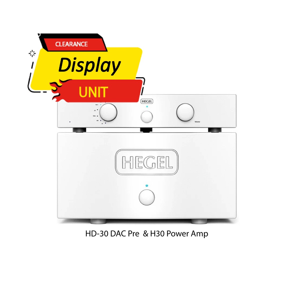 Hegel HD30 DAC Pre H30 Power Amp