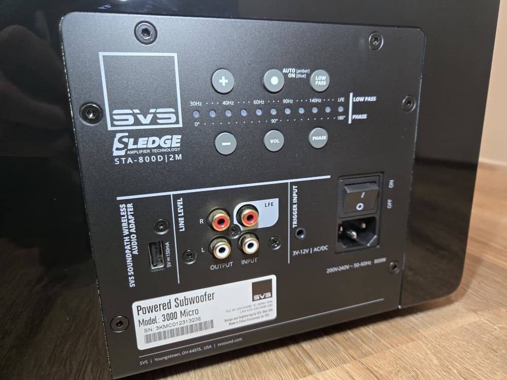 SVS 3000 Micro 10'' 800W Subwoofer