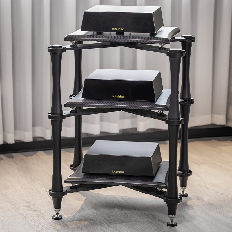 Audio Bastion<br> XR-1D (1-Level)<br> Reference X<br>Audio Rack<br>Dark Vader Carbon Fiber