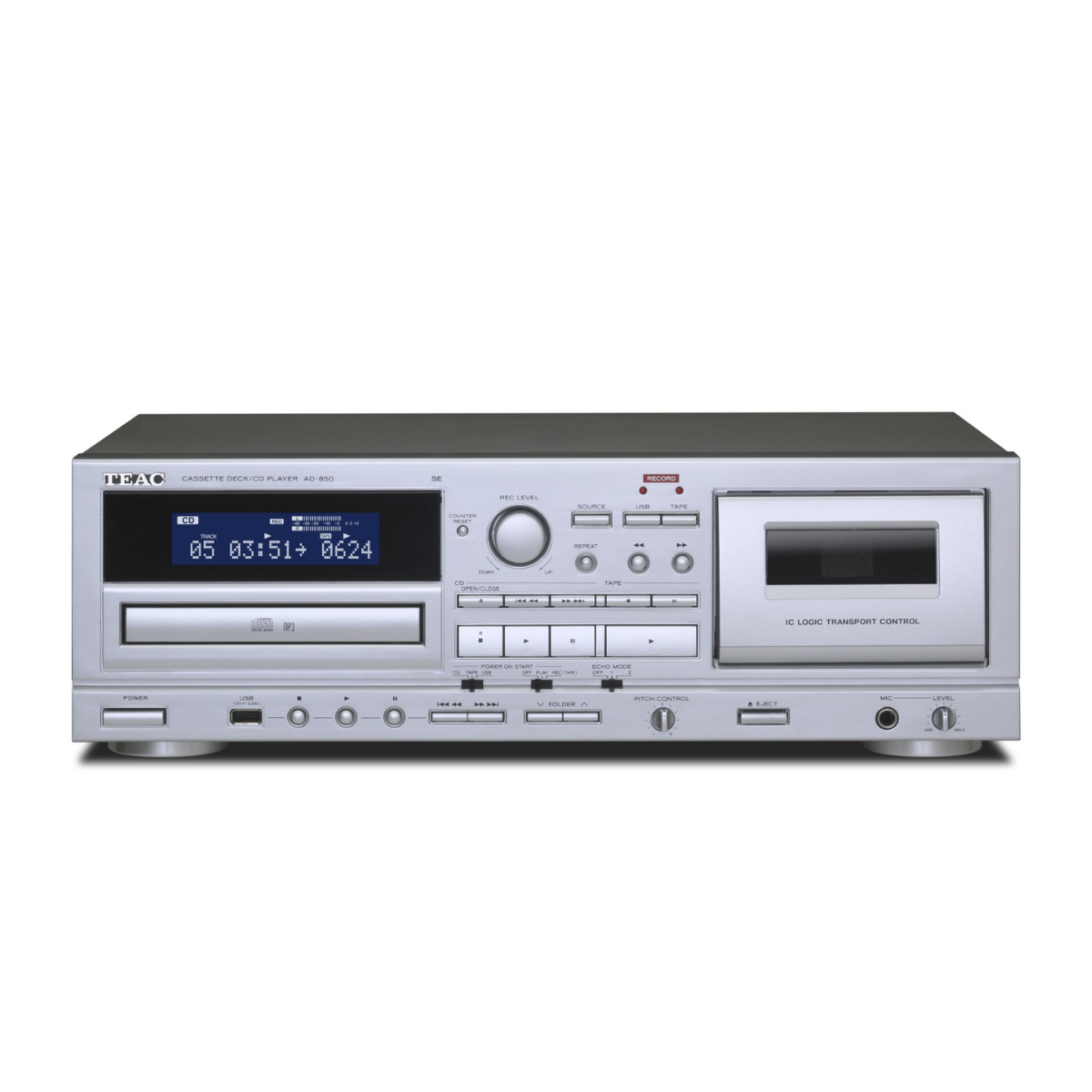 TEAC AD-850 SE Cassette Deck and CD player