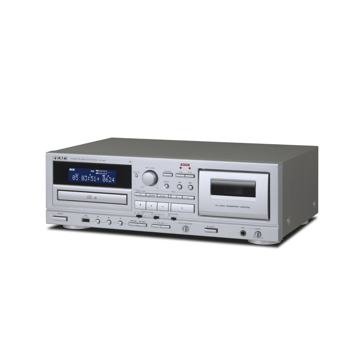 TEAC AD-850 SE Cassette Deck and CD player