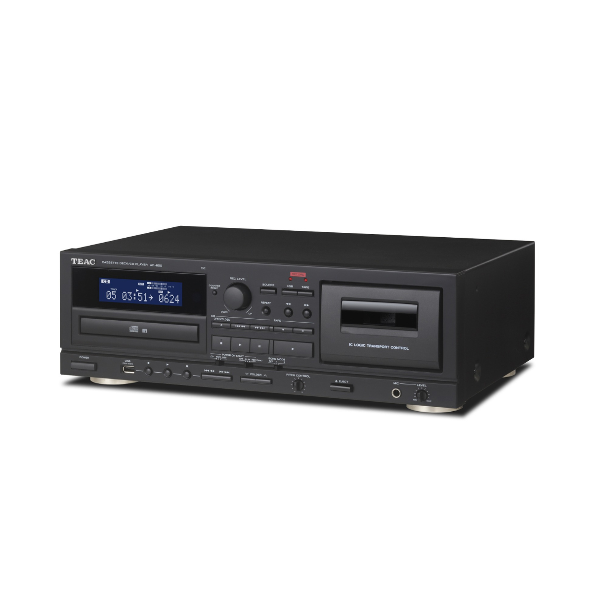 TEAC AD-850 SE Cassette Deck and CD player