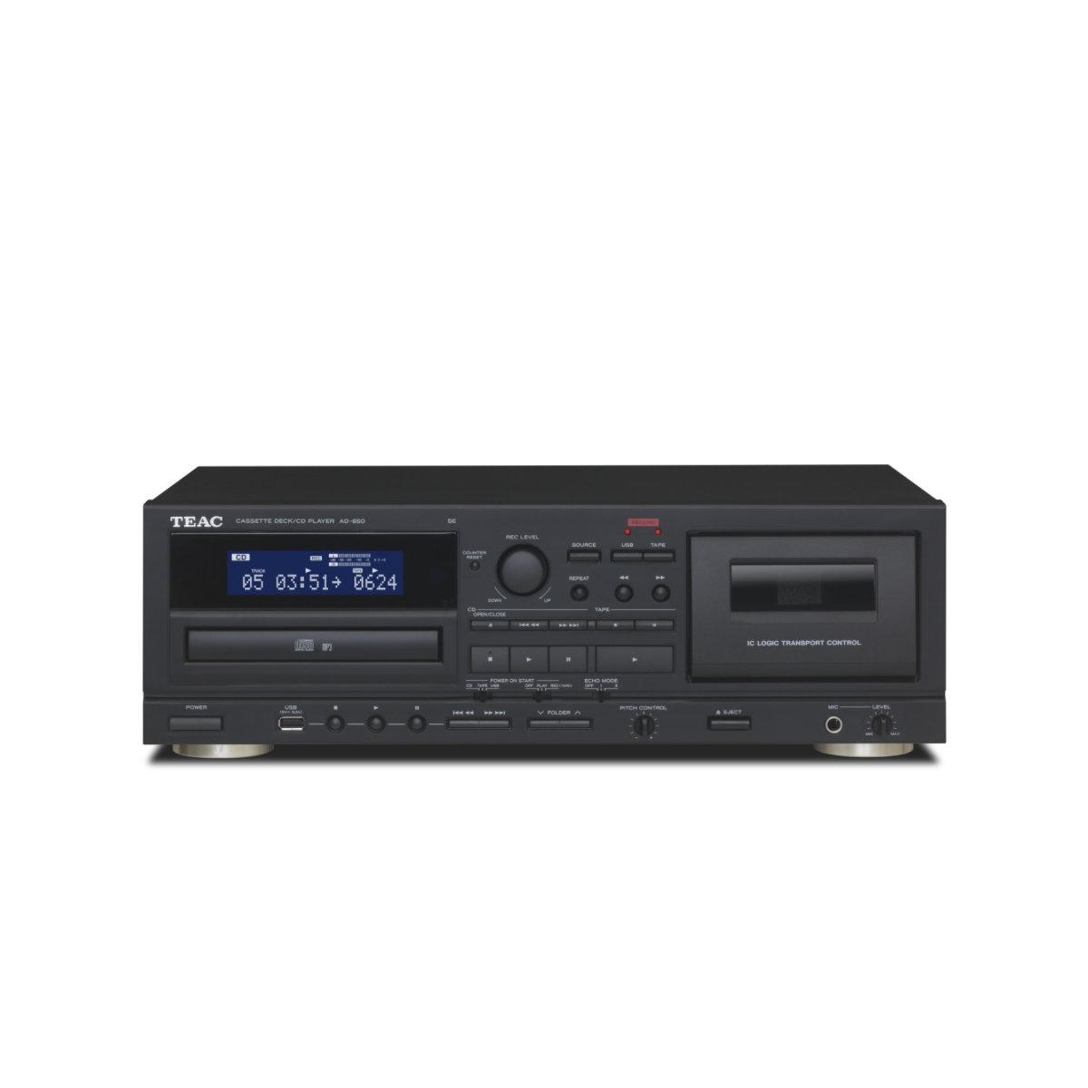 TEAC AD-850 SE Cassette Deck and CD player