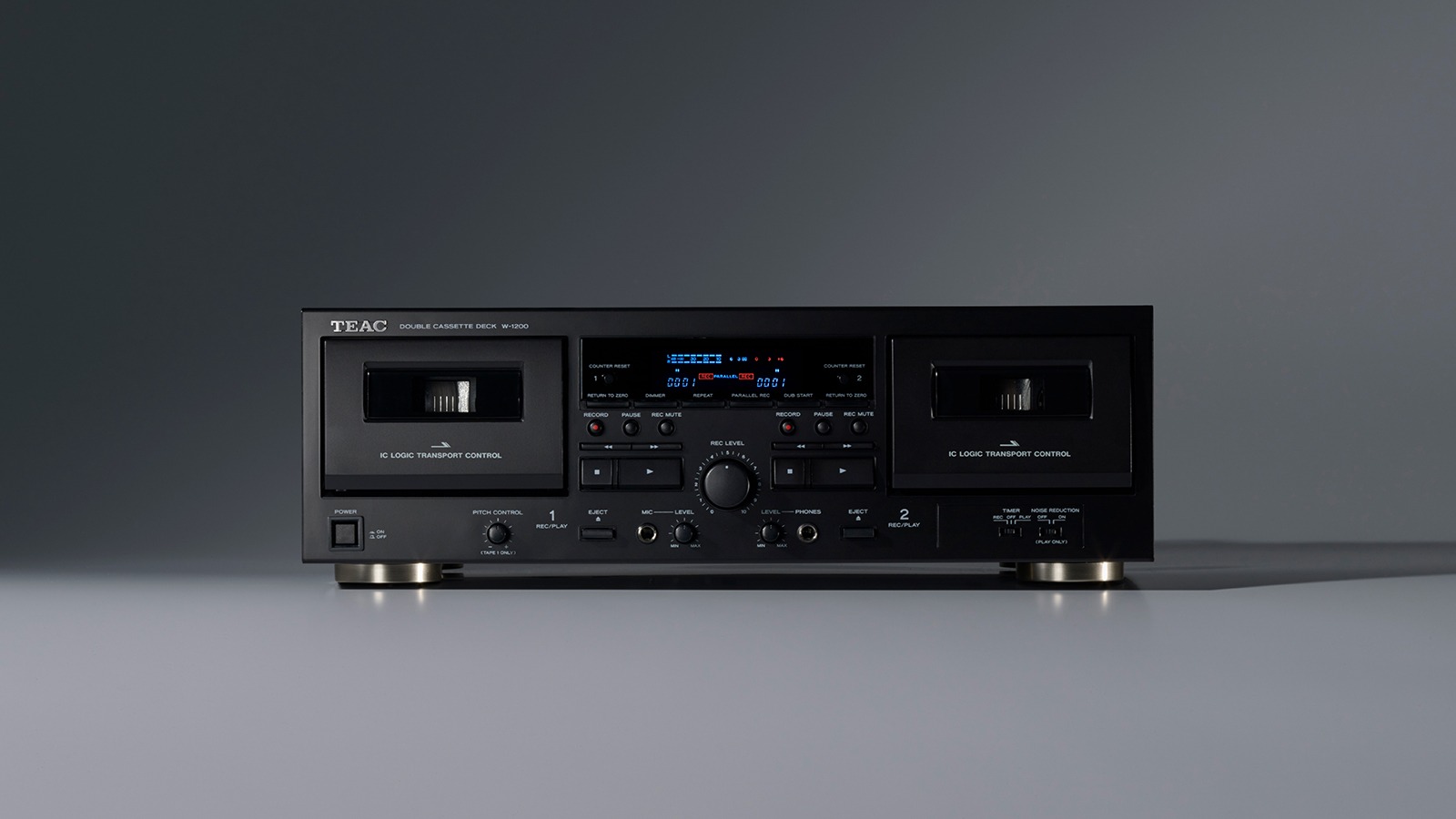 TEAC W-1200 Double Cassette Deck